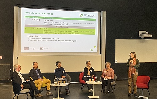 Table ronde Nutri-Chek Net sur les réseaux d'experts
J Fourmanoir, L Jordan-Meille, L Loyon, M Heurtaux, S Génermont, F Degan